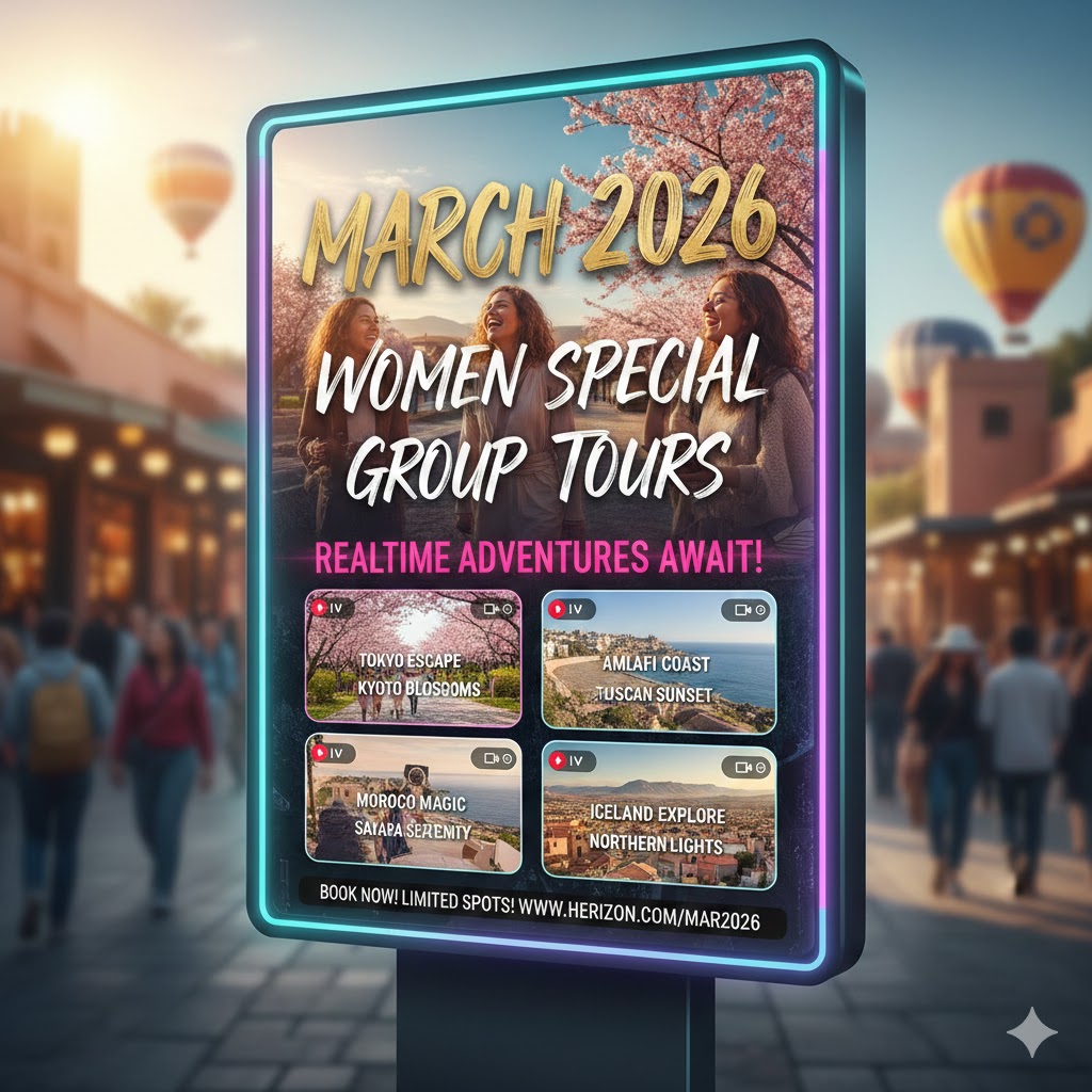 MARCH 2026 WOMEN SPECIAL GROUP TOURS