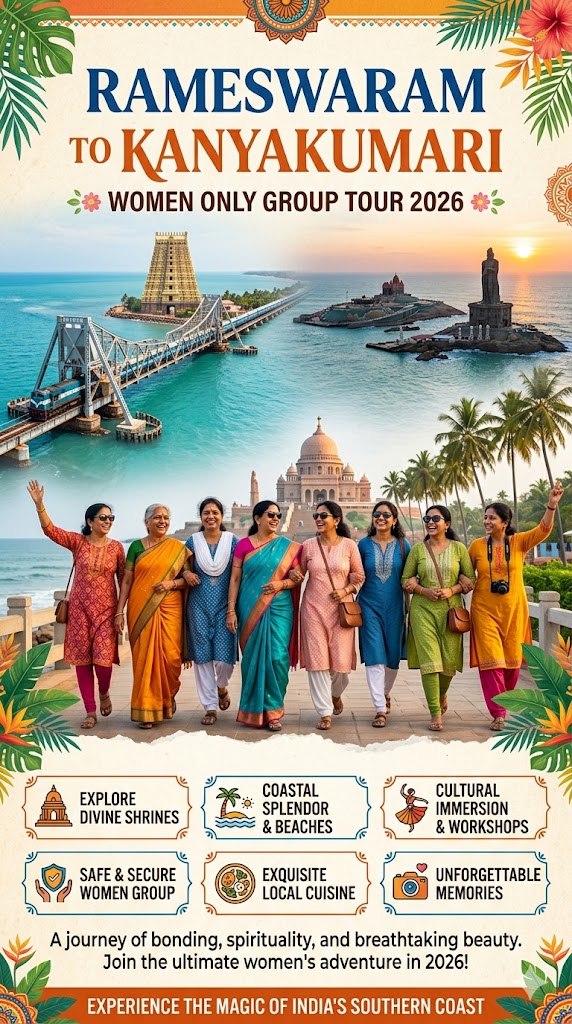EXTREME SOUTH INDIA TRIP RAMESHWARAM & KANYAKUMARI 