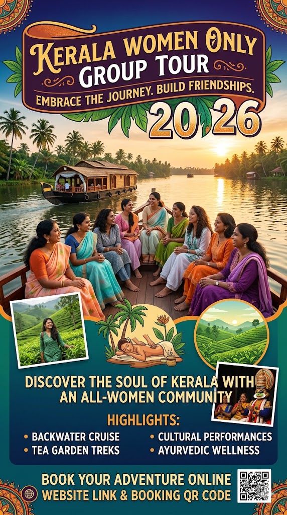 KERALA WITH HOUSEBOAT STAY