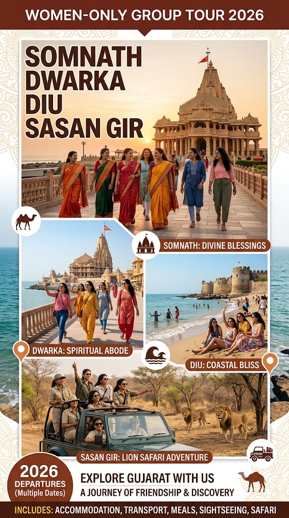 SOMNATH DWARKA DIU SASAN GIR